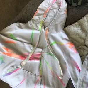 Neon Tie Dye Hoodie & Jogger Set